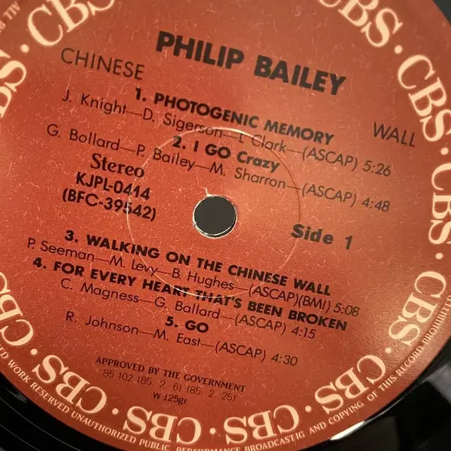 PHILIP BAILEY LP / AA3128