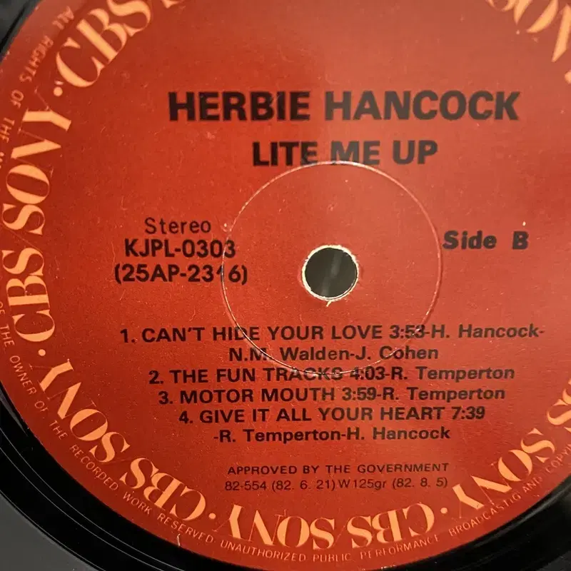 HERBIE HANCOCK LP / C1122