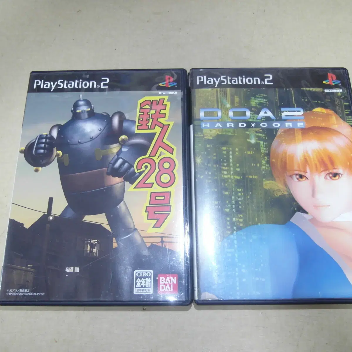 플스2(PS2) 게임CD 철인28호 와 DOA2 하드코어 판매