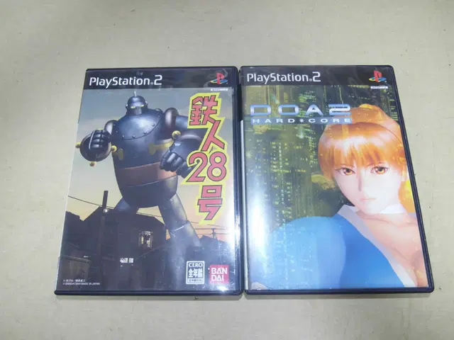 플스2(PS2) 게임CD 철인28호 와 DOA2 하드코어 판매