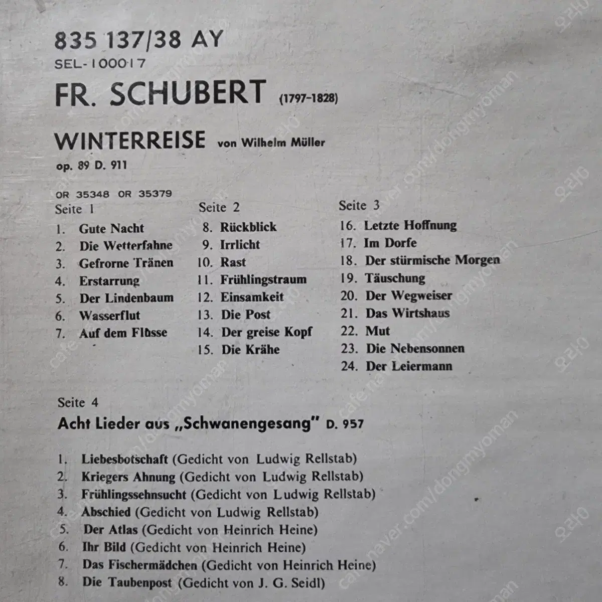 [LP] Schubert