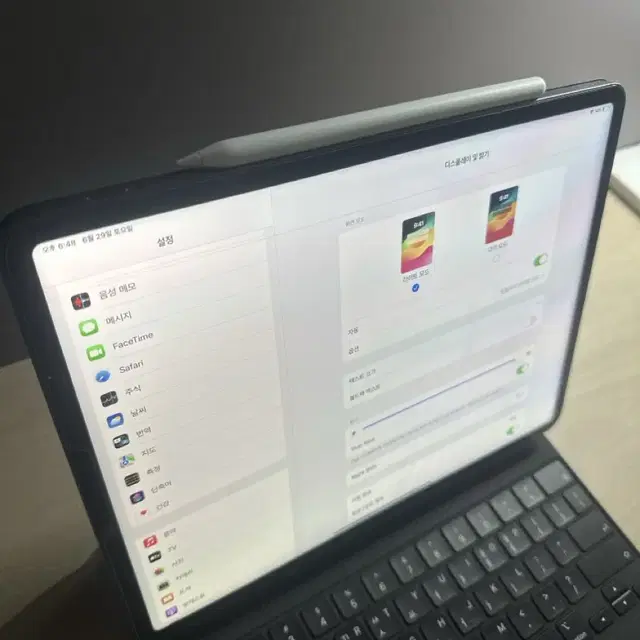 아이패드 프로 5세대 12.9 셀룰러 + 매직키보드 + 애플펜슬