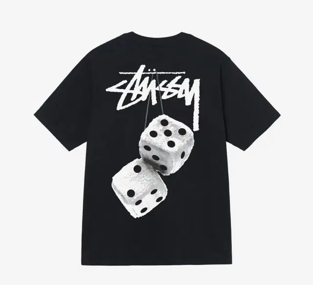 스투시 반팔 L사이즈 (Stussy Fuzzy Dice T-Shirt)