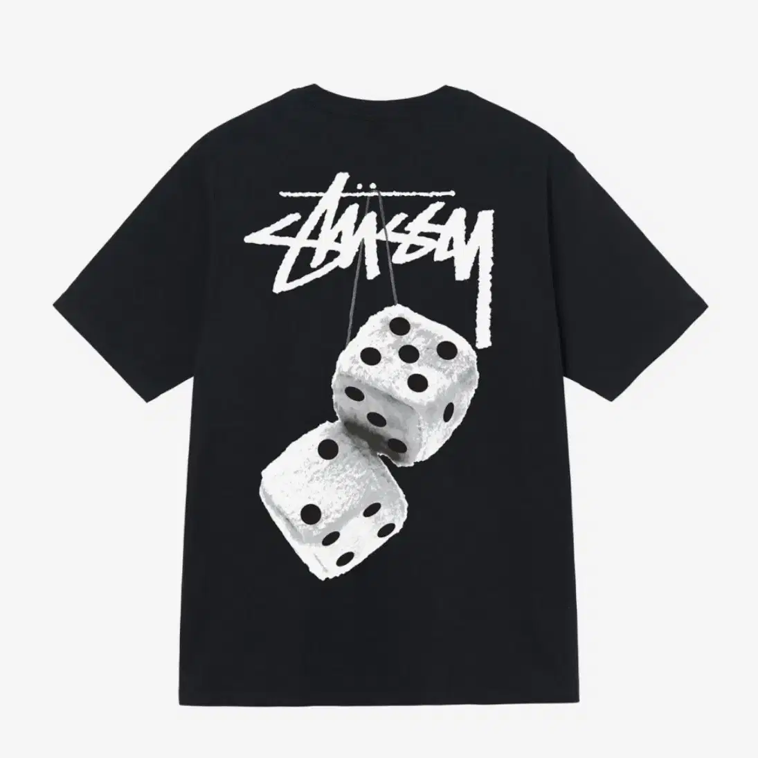 스투시 반팔 L사이즈 (Stussy Fuzzy Dice T-Shirt)