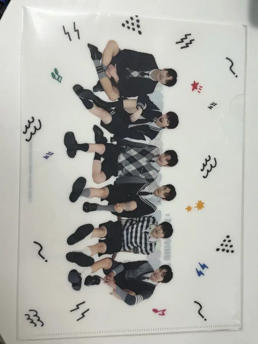 NCT Wish Rastat Pre-Debut B5 Clear File Sion,Riku,Uushi,Jaehee,Ryo