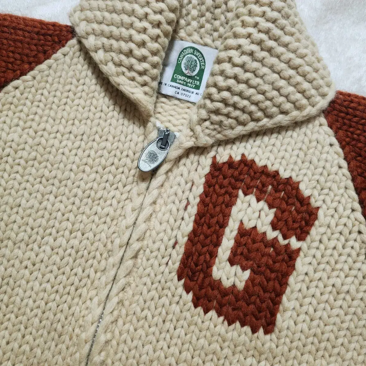 canadian sweater G패턴 캐나다 코위찬