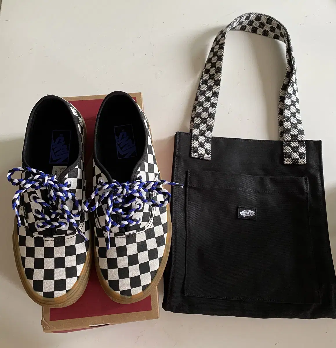 Vans sneakers and bag (both included)Brand new and ready to try on.