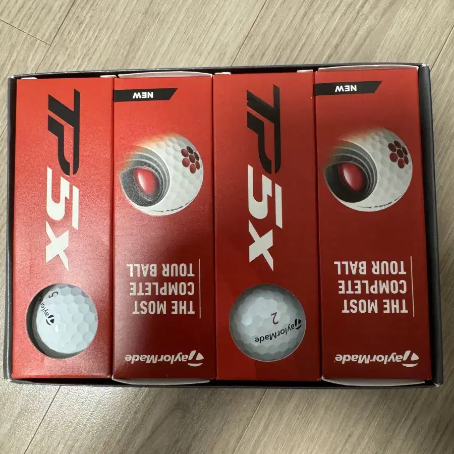 정품 테일러메이드 TaylorMade TP5X 골프공 3피스12구화이트