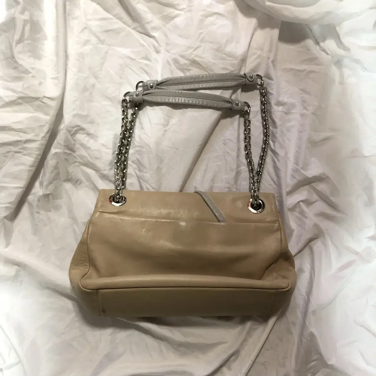 Vintage Nina ricci beige ribbon bag