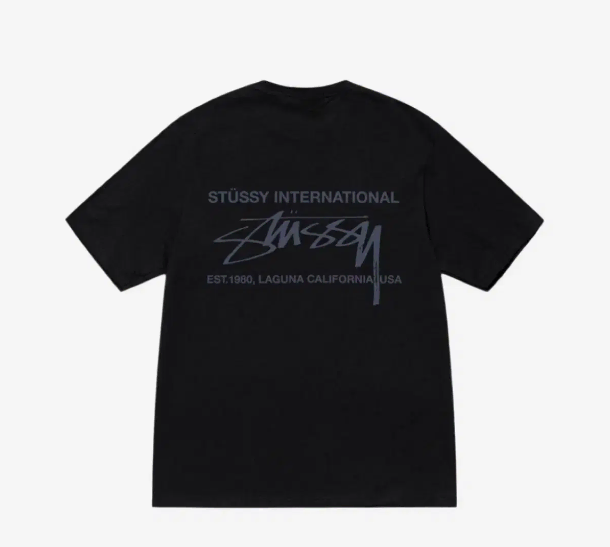 Stussy Smooth International T-Shirt Black