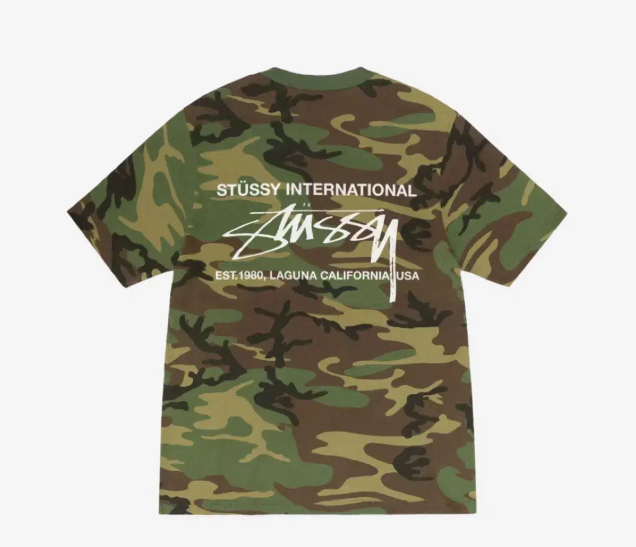 Stussy Smooth International T-Shirt Camo