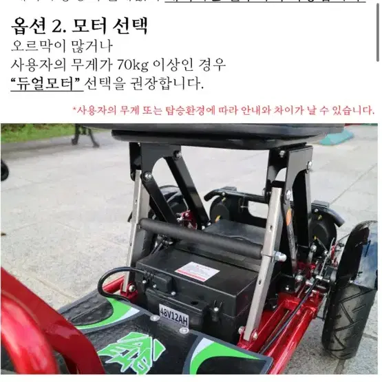 전동 삼륜스쿠터