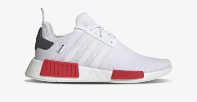 (새상품) 아디다스 NMD R1 화이트 비비드 레드 275사이즈