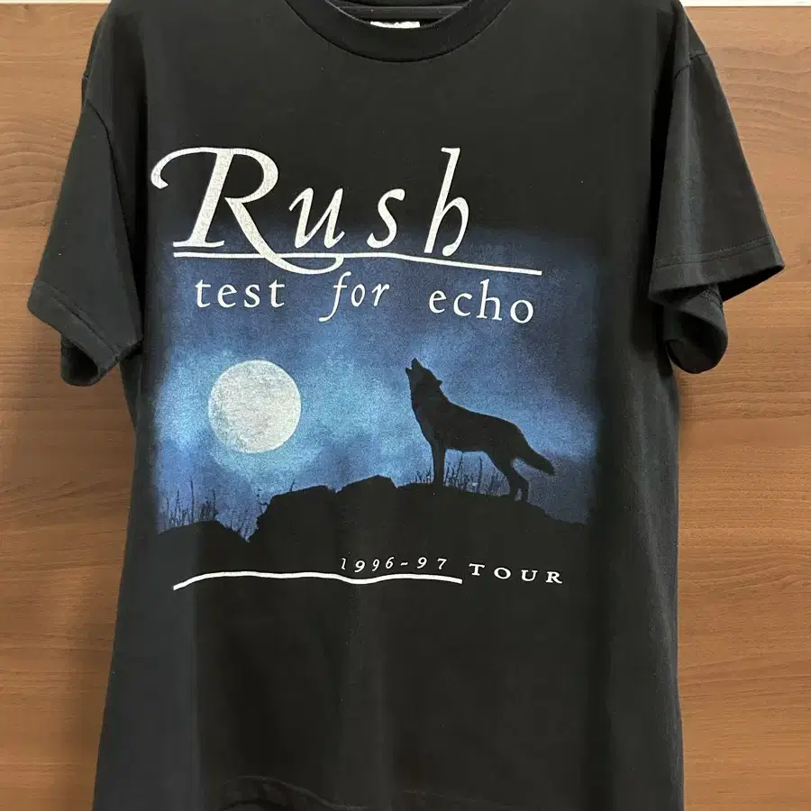 90s 빈티지 rush 러쉬 밴드티 test for echo