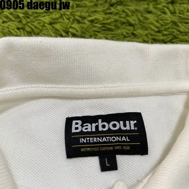 L BARBOUR TEE 바버 카라티 반팔