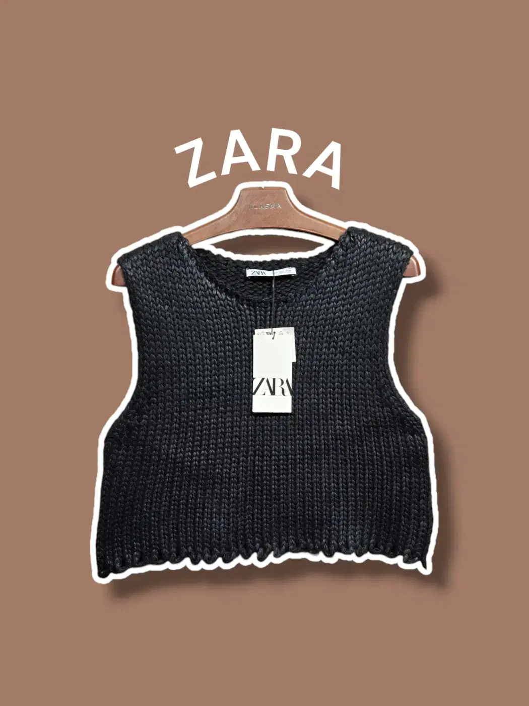 M/ Zara Foil Knit Vest New Item /906