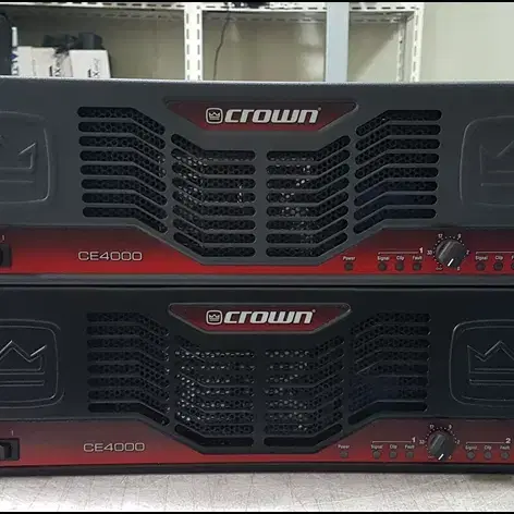 크라운 CE4000 중고 파워앰프 (4옴 1200W + 1200W)