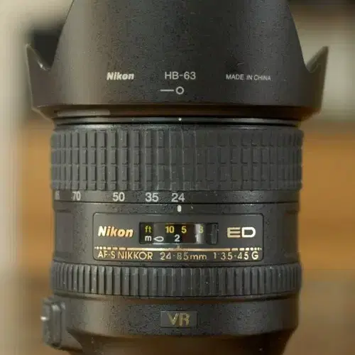 니콘AF-S24-85mm1:3.5-4.5 G VR랜즈