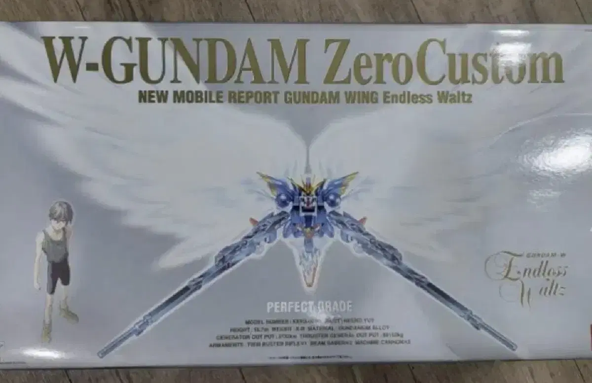 Vahn Gunpla Pramodel PG Wing Gundam Zero Robot Gunbe Gundam Base Robot