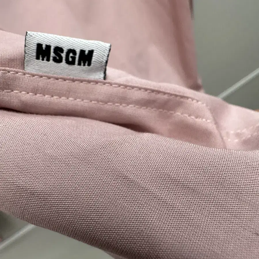 MSGM 백 프린팅 셔츠