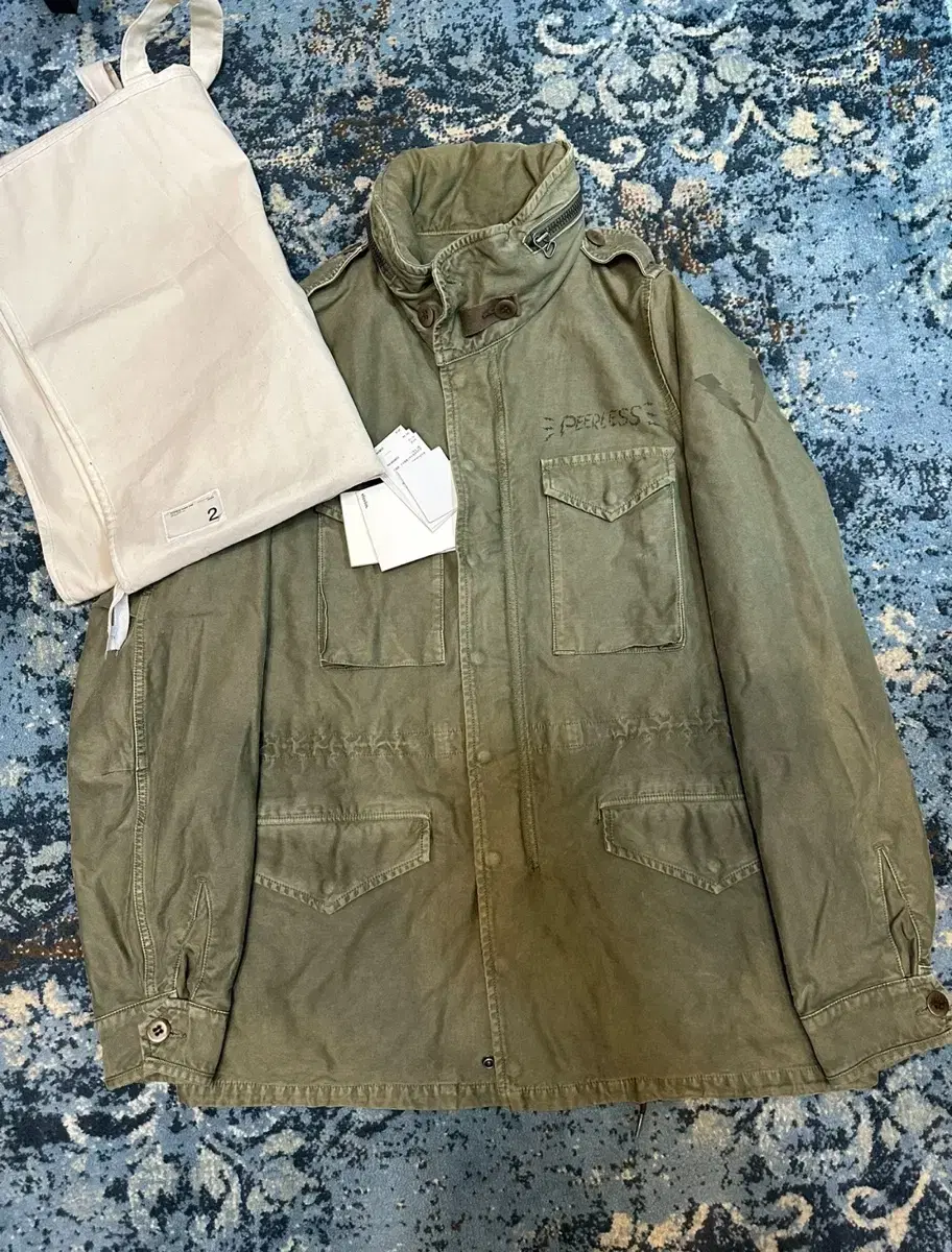 [2]Bizbeam18aw BICKLE DMGD JKT M65Bickle Jacket