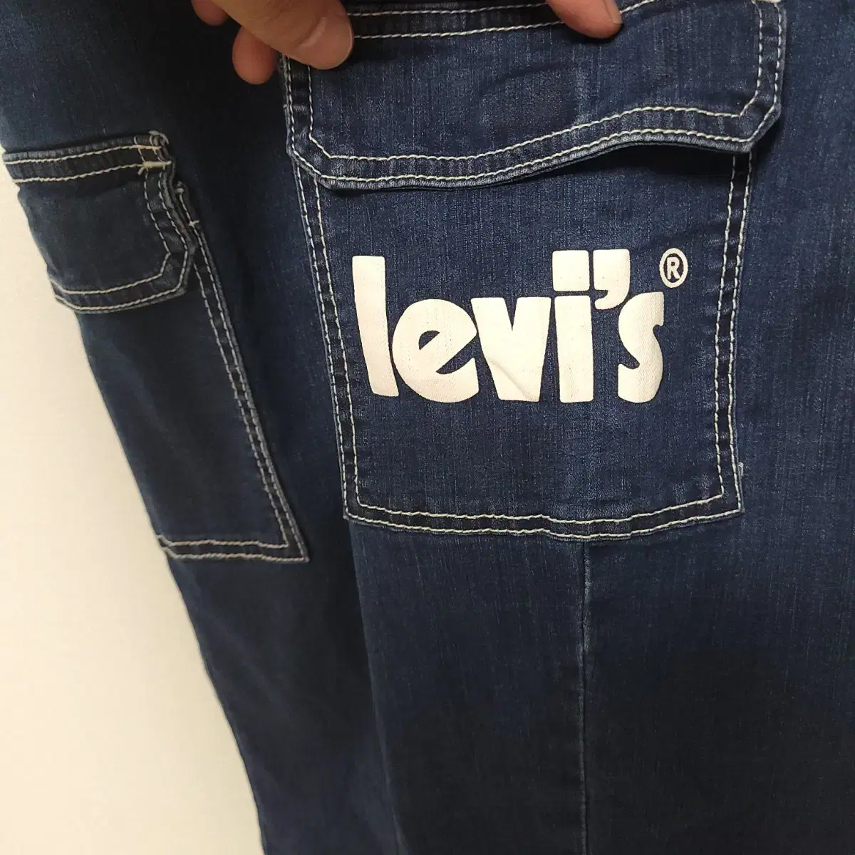 LEVI'S 리바이스 키즈 크롭 오버롤 멜빵