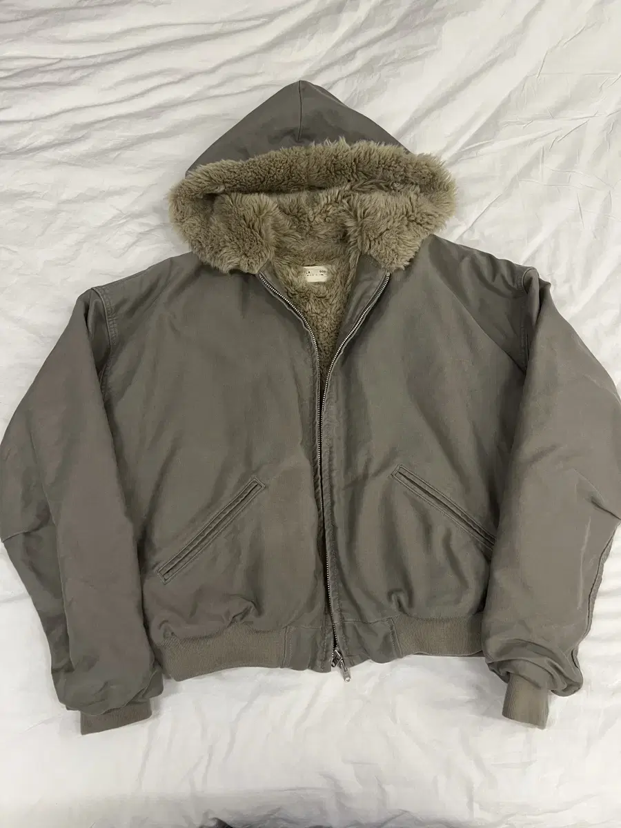 Pierre & Marie 6th Fur Bomber Jacket Gray