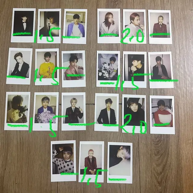 세븐틴 2016 boys wish 앙콜 트레카 SET D 포카 양도