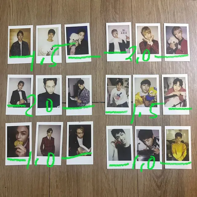 세븐틴 2016 boys wish 앙콜 트레카 SET D 포카 양도