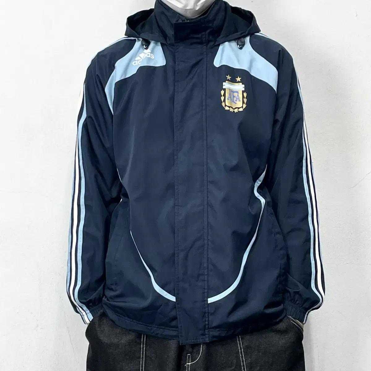 Adidas Argentina National Team Hooded Windbreaker Jacket