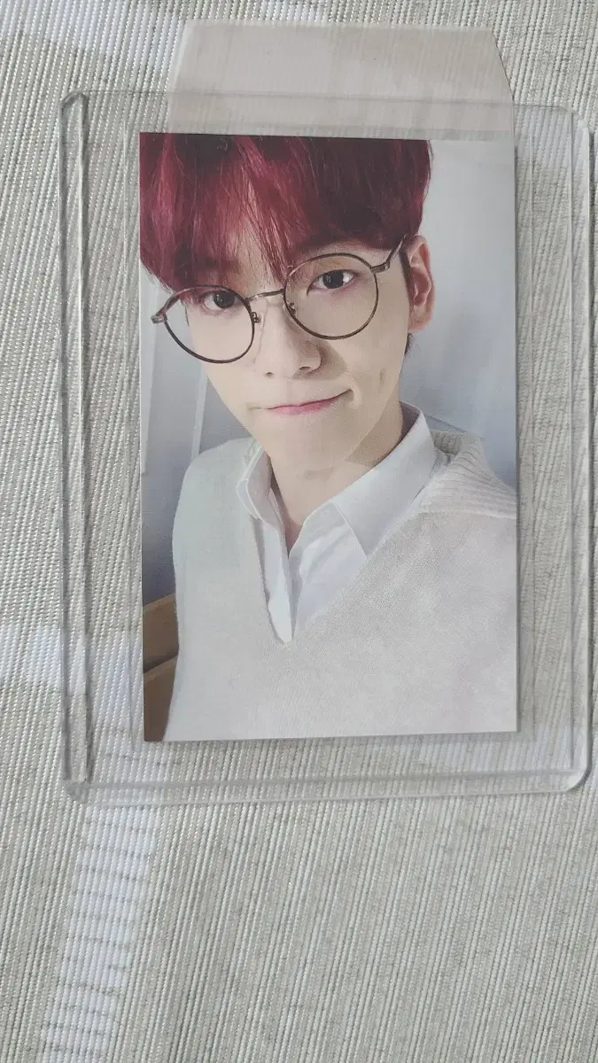 txt membership membership glasses soobin photocard