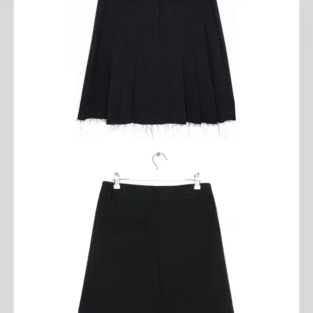 샵페어리 스커트 pleats cut-off skirt 에프터 먼데이