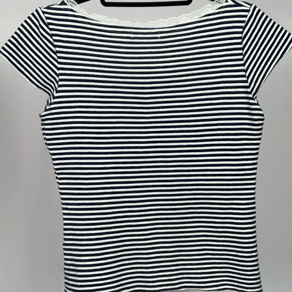 Talassio 00s Y2K Crown Striped T-shirt