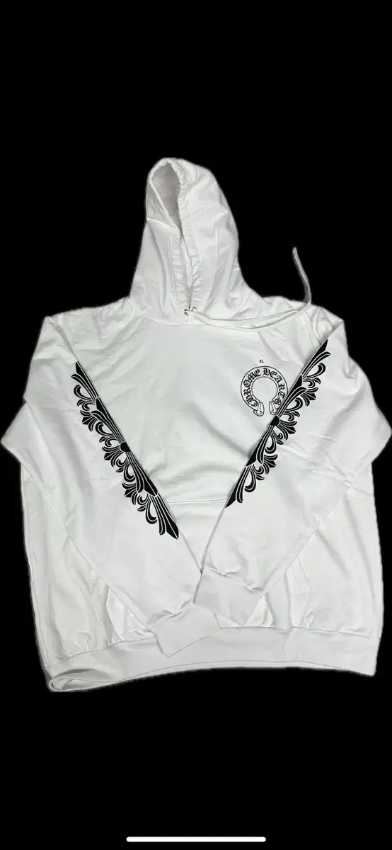 Chrome Hearts Horseshoe Hoodie White XL New