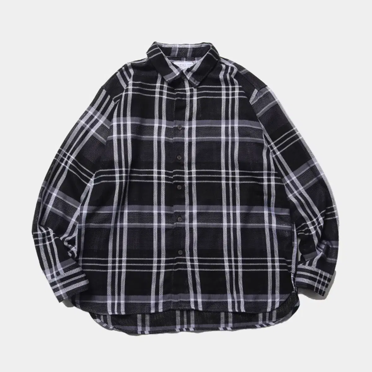 Chaopanic Mesh Check Shirt