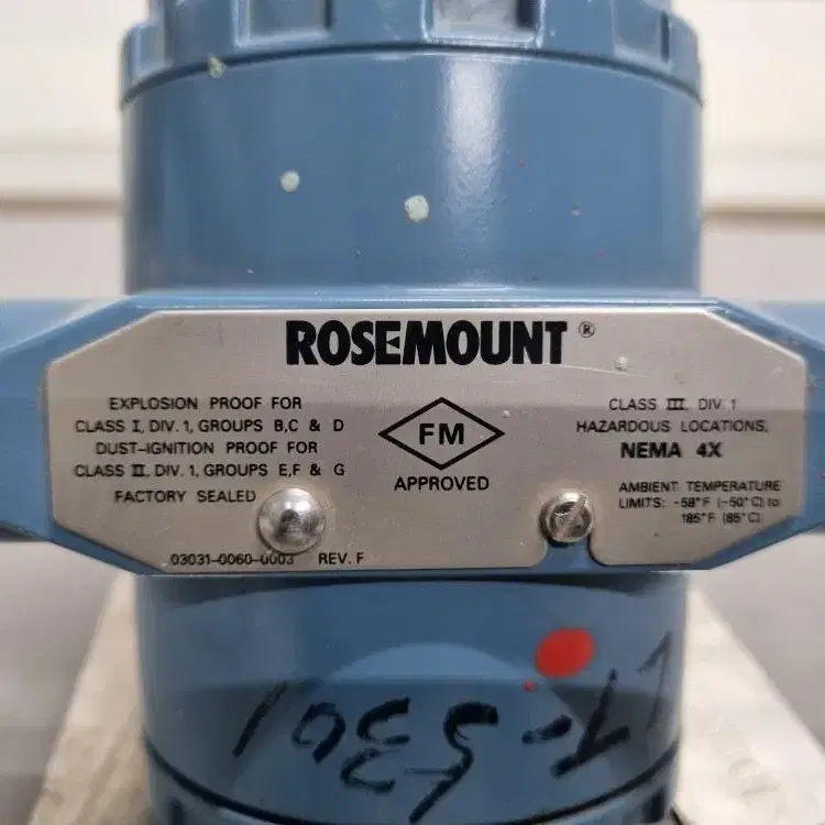 ROSEMOUNT Pressure transmitter 압력 송신기