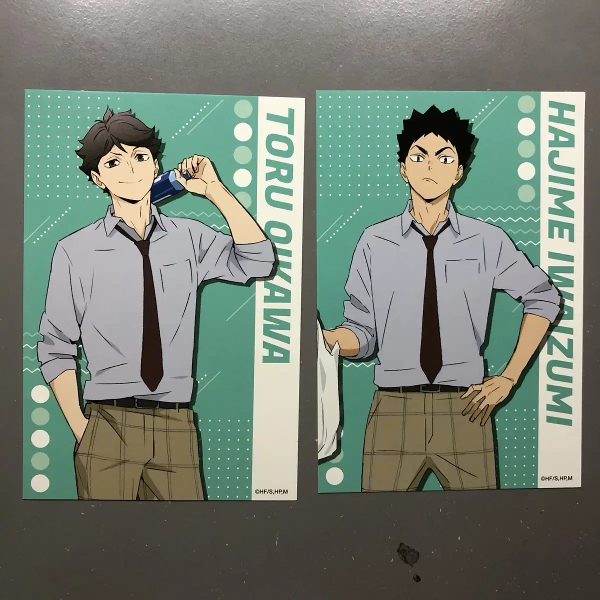 Haikyuu Iwaizumi Hajime Oikawa Toru poster kard postcard