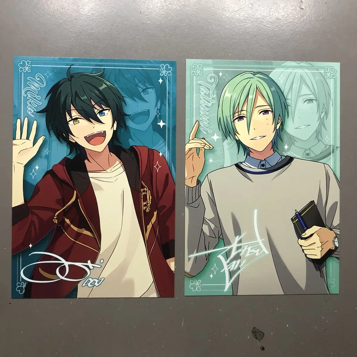 Anstar Mika Kagehira , Tatsumi Kazehaya birthday CollabCafe pre-order benefit postcard Bulk