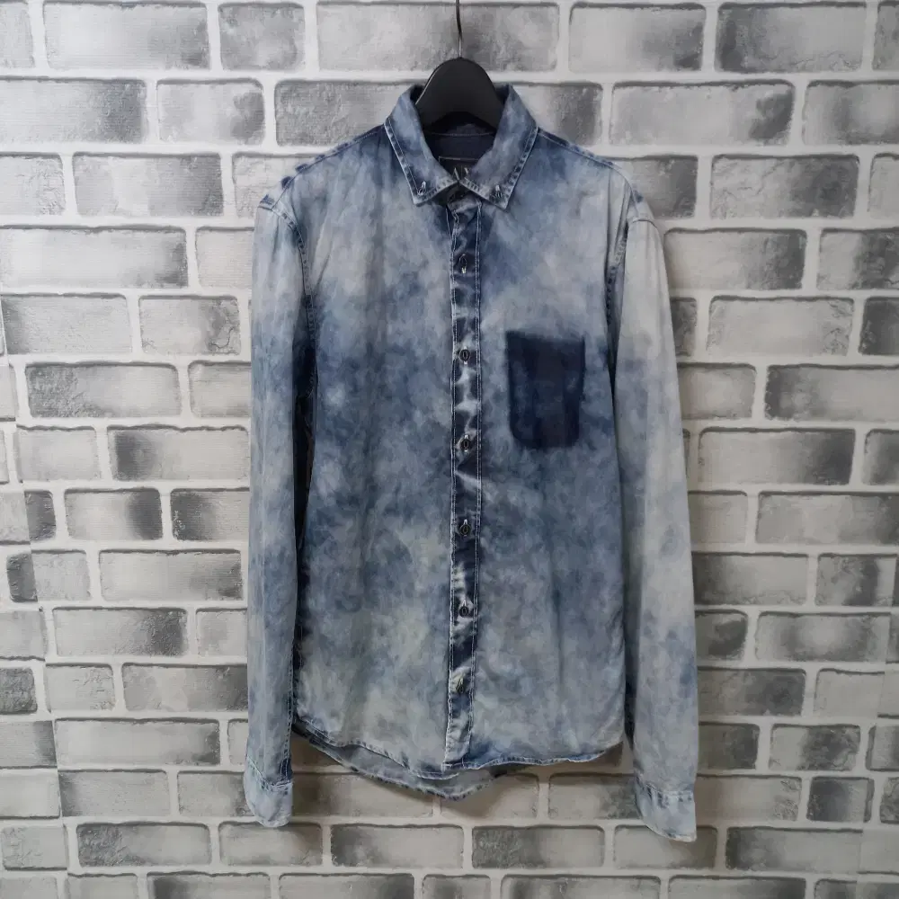 9-6/Armani Exchange Wash Denim Shirt Men