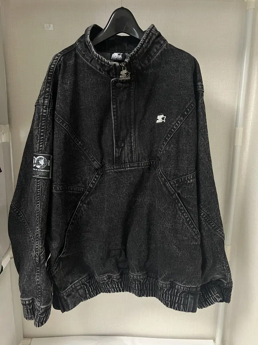 Starter Denim Half-Zip Up