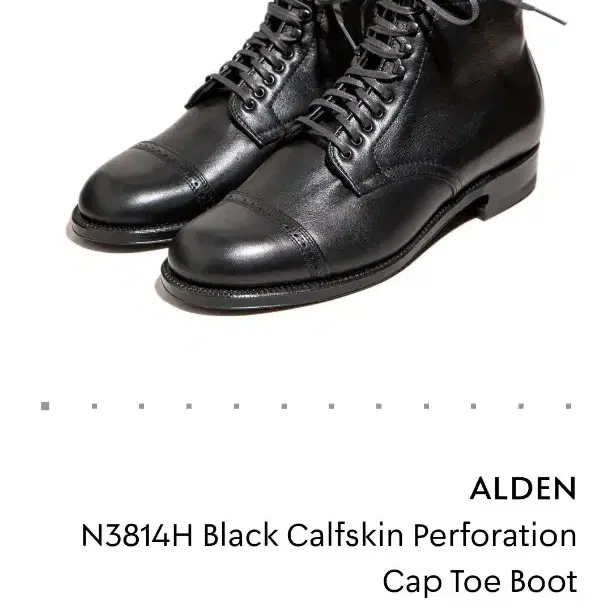 알든 alden 카프 379X(밀리터리) 라스트 캡토 부츠