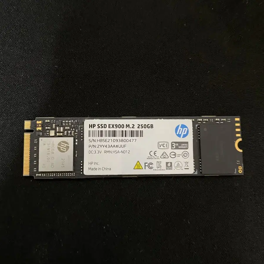 HP SSD ex900 m.2 250GB