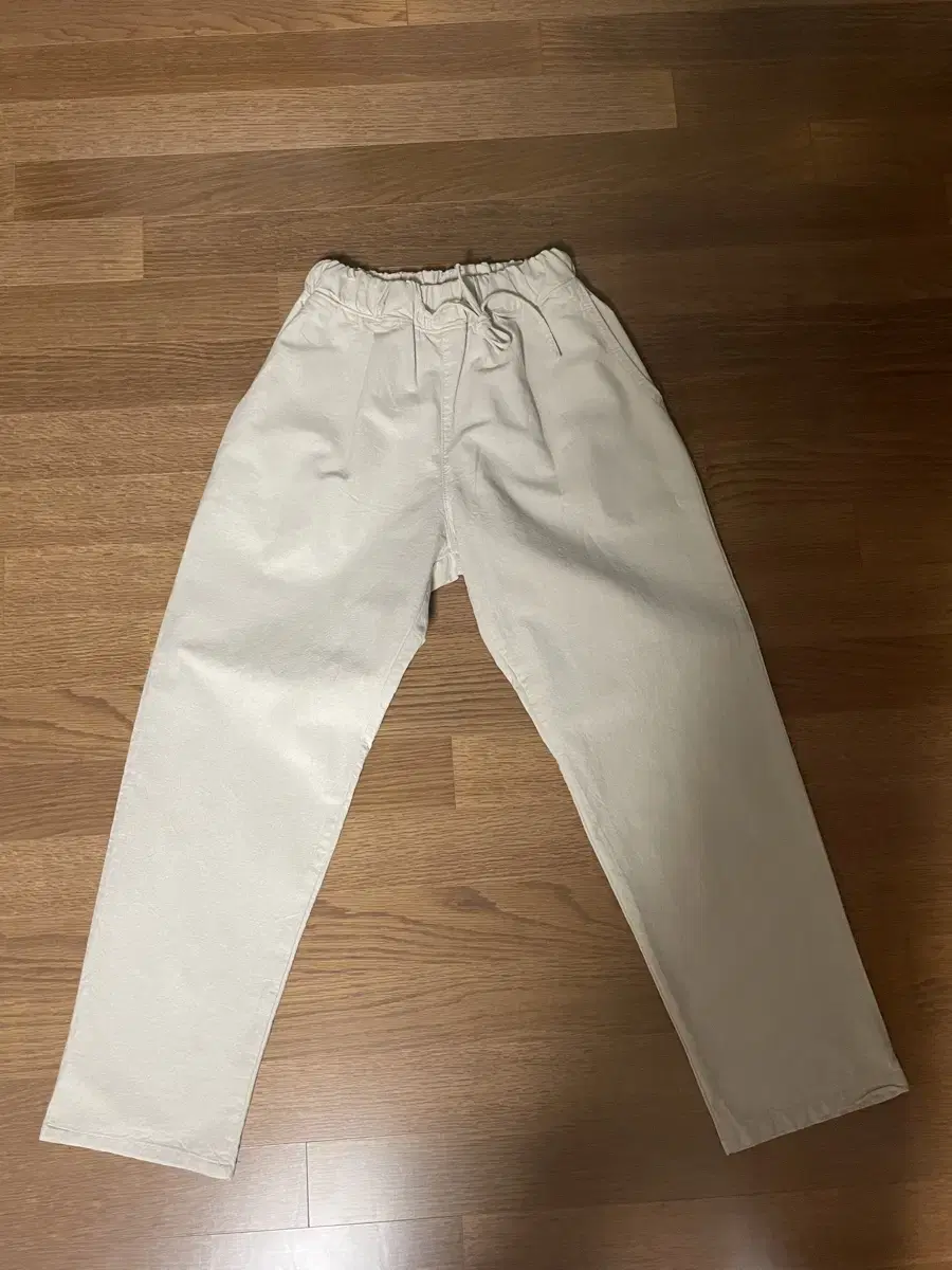 Cream linen pants