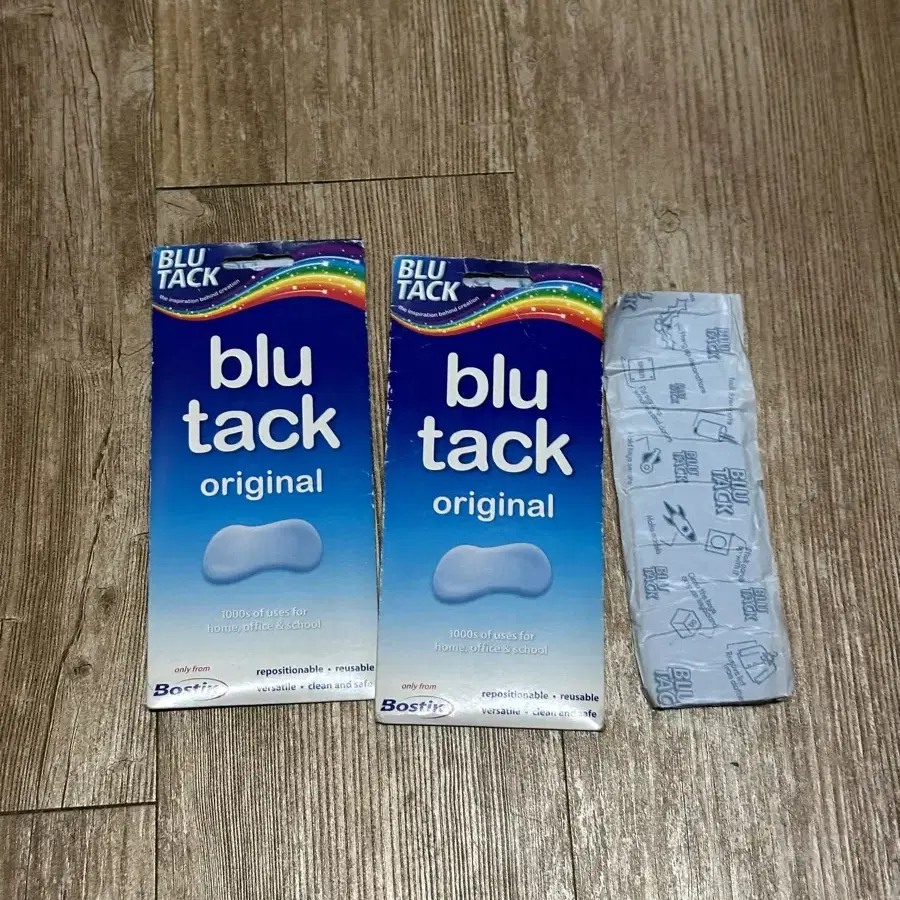 blu tack 접착제 퍼티 오리지널 재사용 가능 매스틱 점토정착제 블택