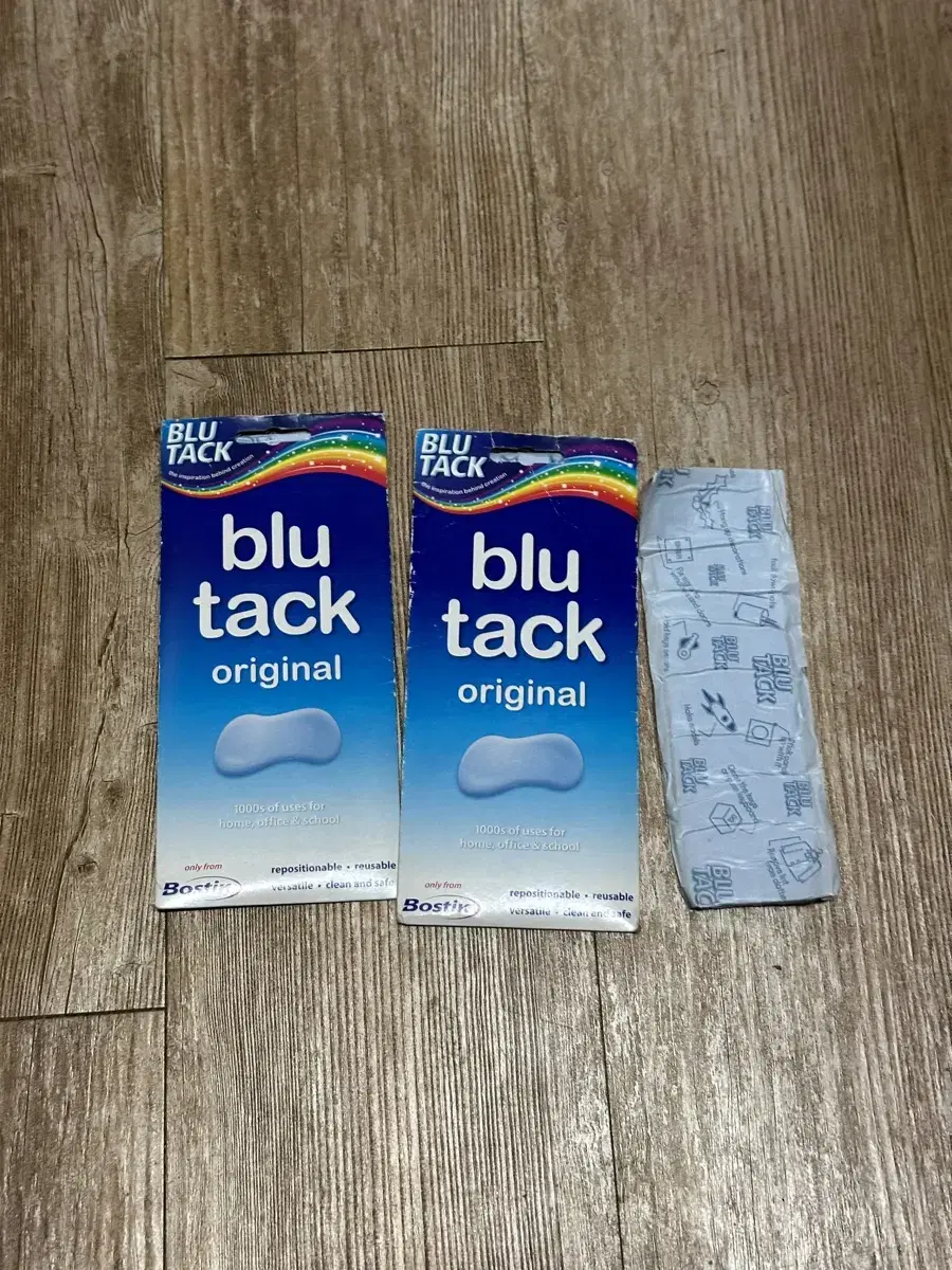 blu tack 접착제 퍼티 오리지널 재사용 가능 매스틱 점토정착제 블택