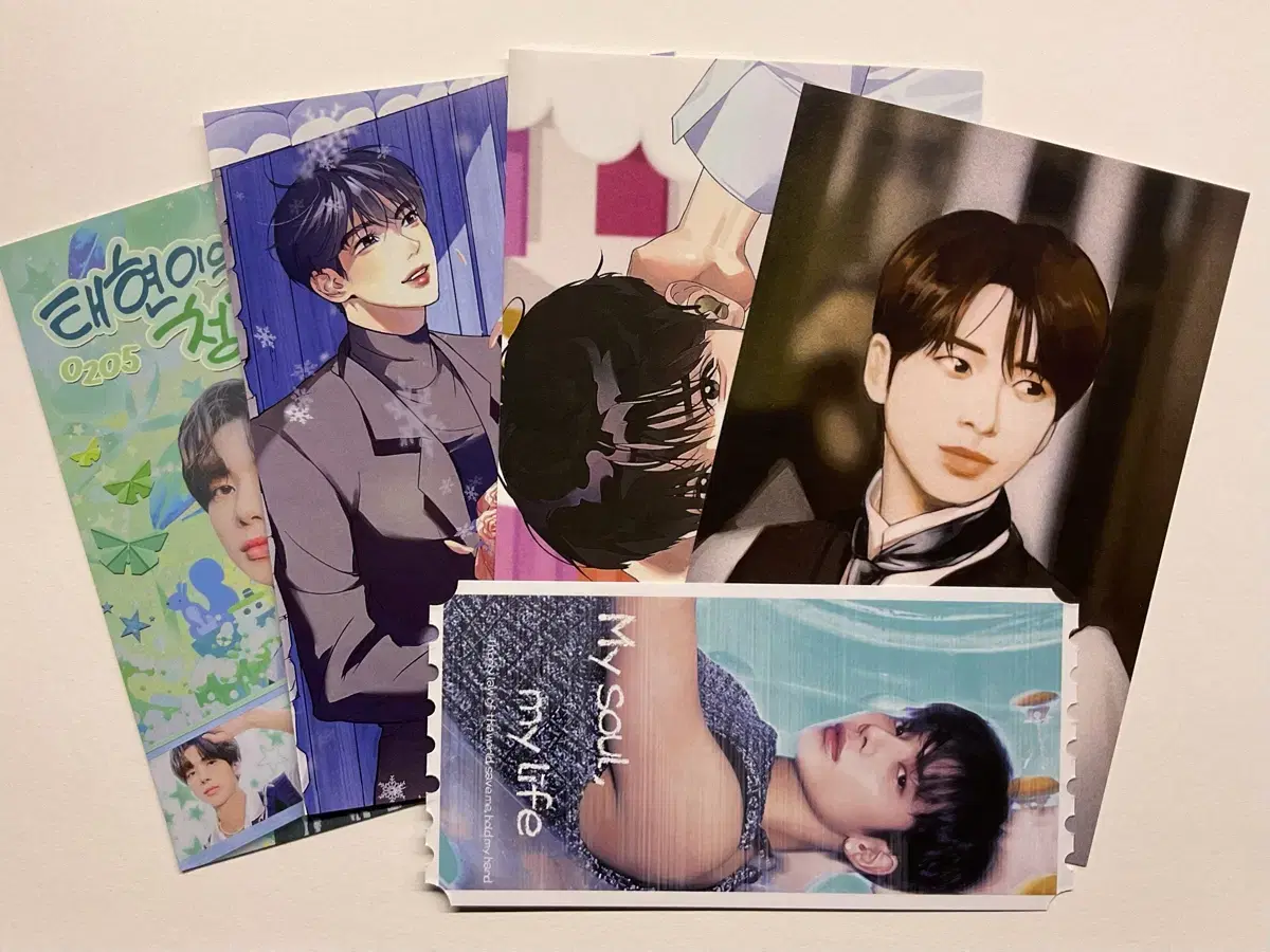 txt kang taehyun taehyun sankka birthday cafe postcard merchandise sold! soobinyeonjun