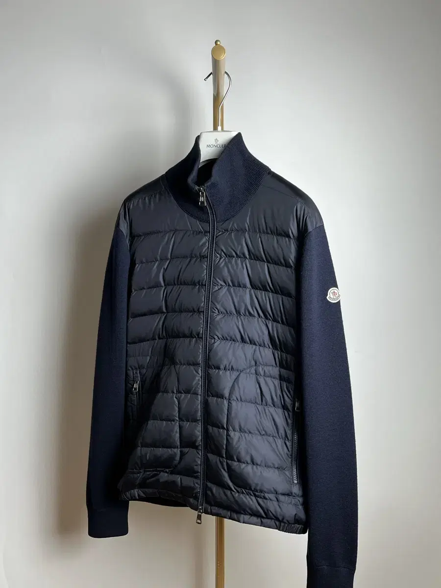 (New/Genuine)Moncler kim hyunwoo Knit padded navy L