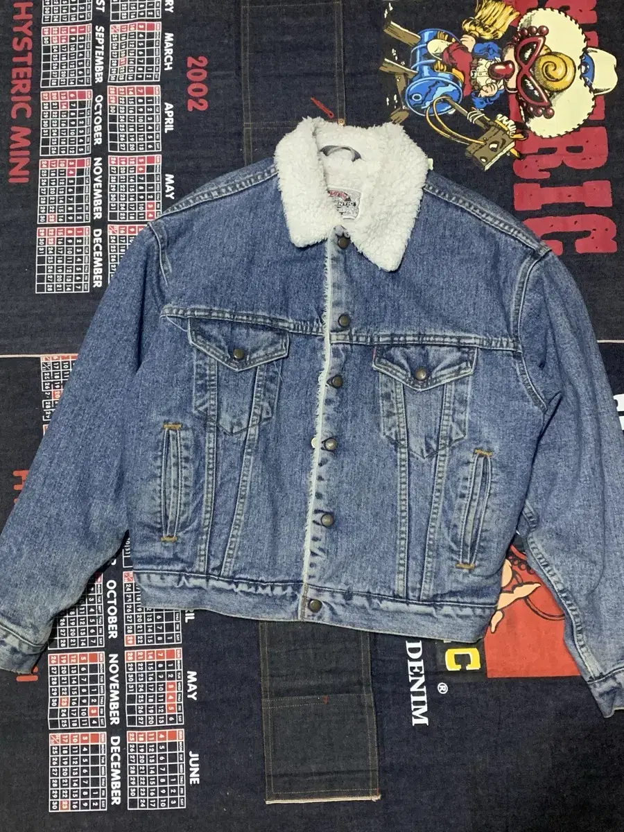 90s USA Vintage Levi's Sherpa Jacket Sherpa Denim Jacket