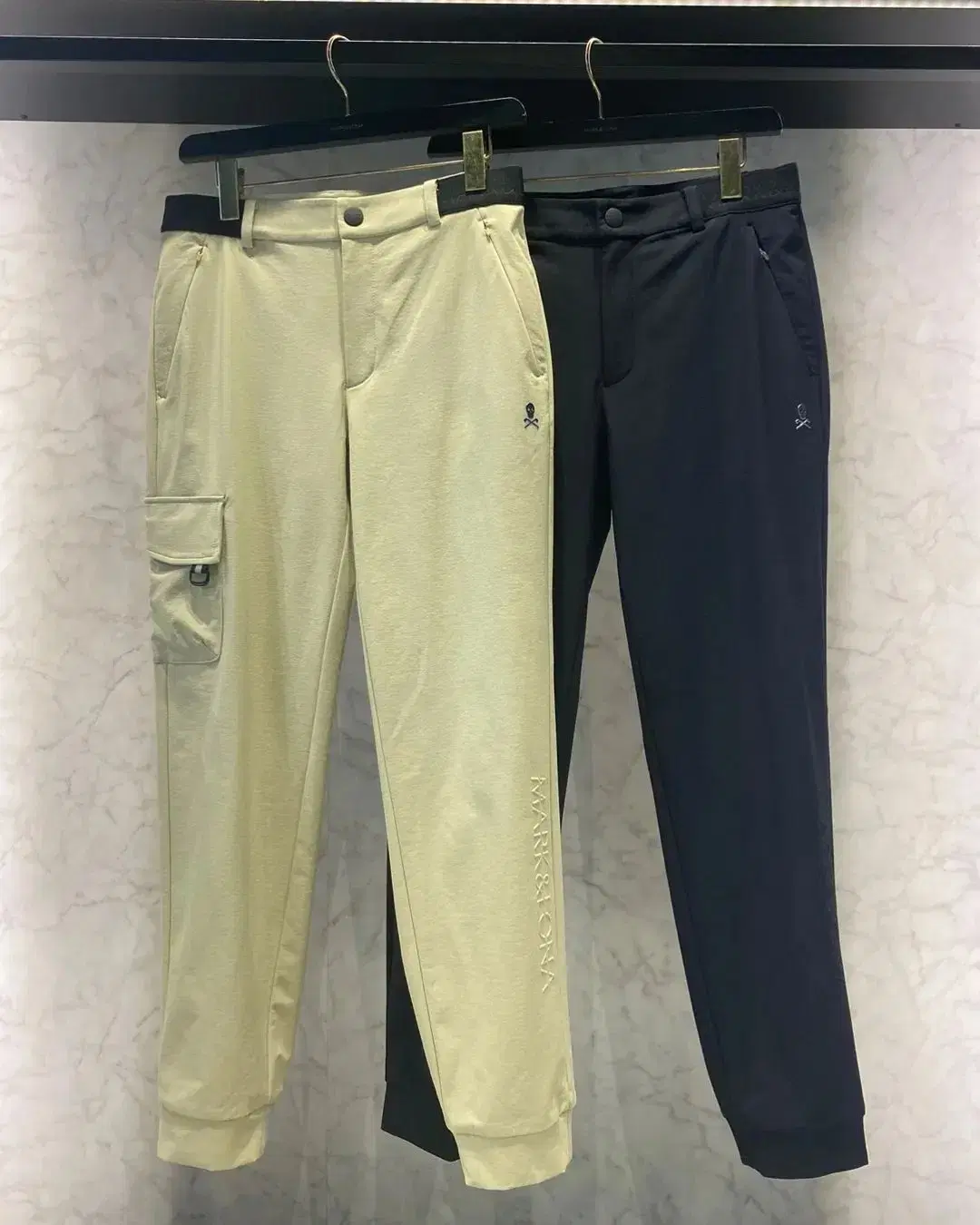 Mark & Lorna Men's Banded Jogger Pants 2-Collar