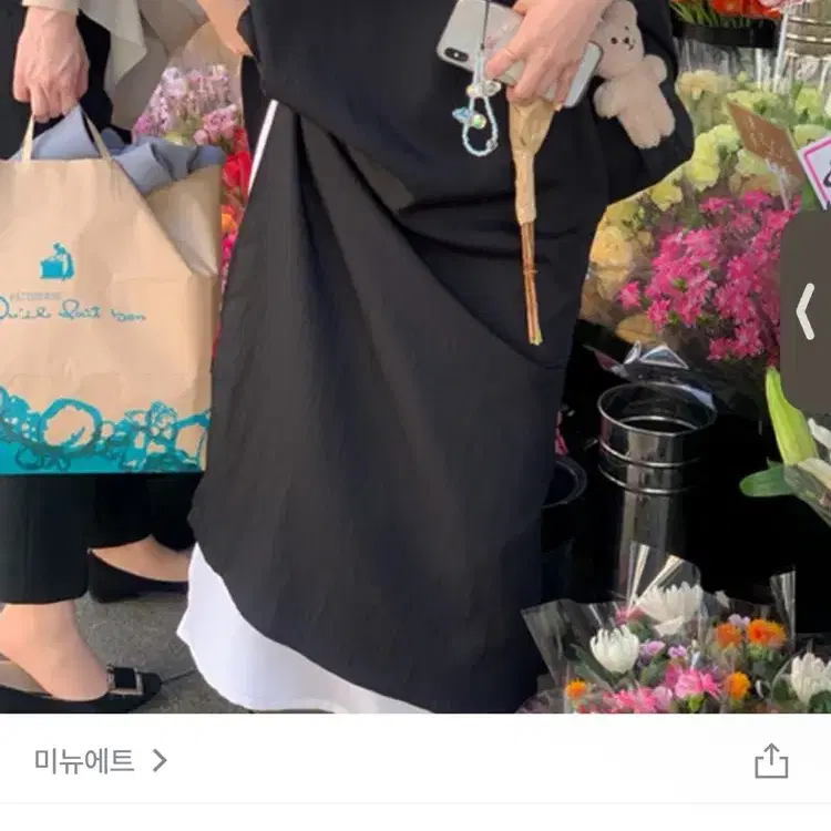 미뉴에트 villa dress 원피스 레이어드